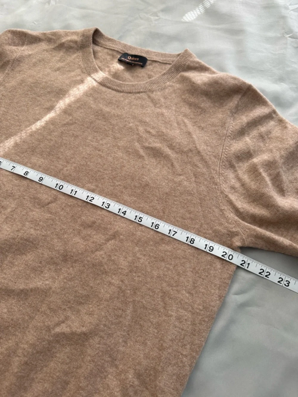 Quince Mongolian Cashmere Sweater Sz L Crewneck Preppy Soft Minimalist luxury - Picture 4 of 5